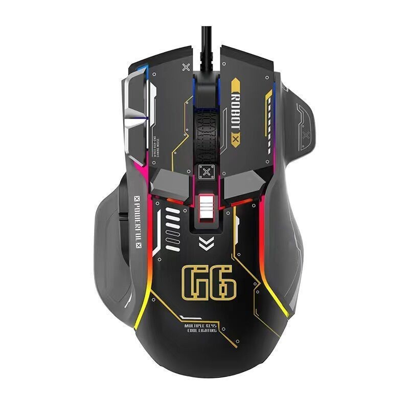 Fashion Colorful Luminous E-sports Mouse