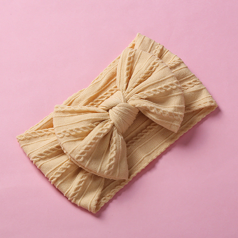 Children's Headwear Baby's Knotted Wide-brimmed Headband