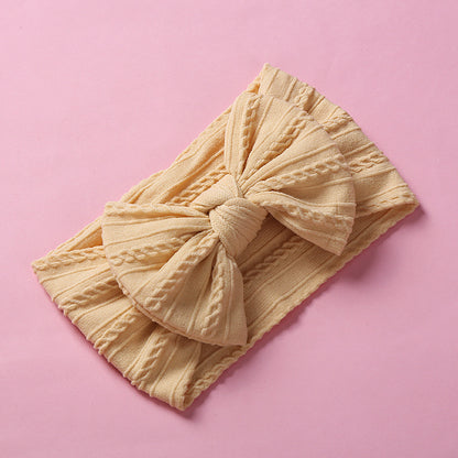 Children's Headwear Baby's Knotted Wide-brimmed Headband