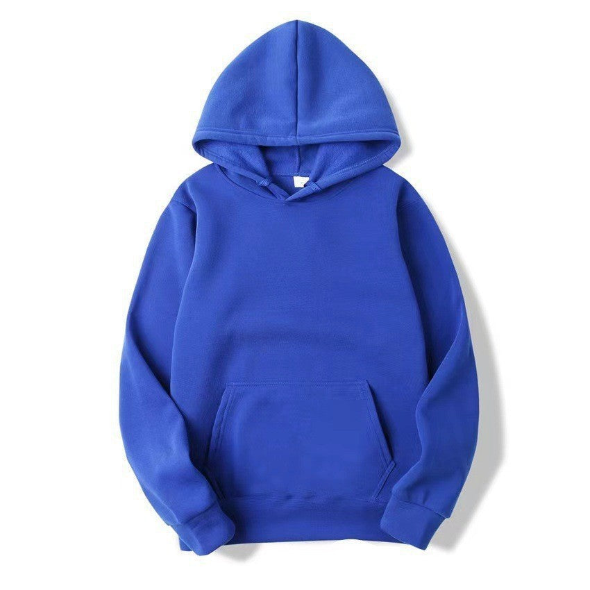 Solid Color Hooded Sweater For Men And Women