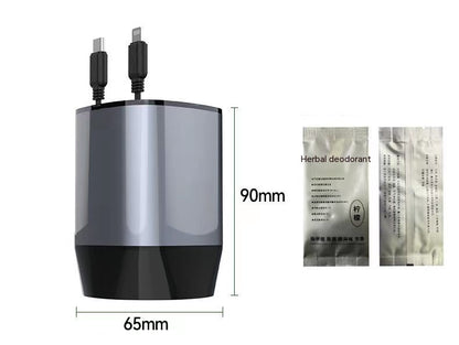 Cup Car Charger Comes With Two Telescopic Strip Line Odor Removing Bag