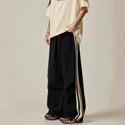 Summer New Wide Leg Climbing Pants Men