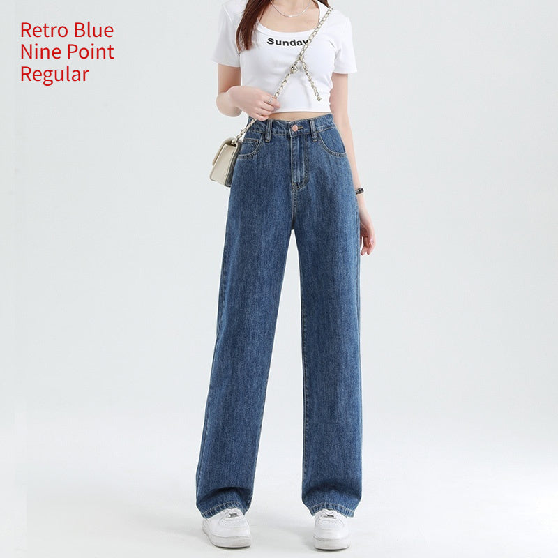 Summer Thin High Waisted Plus Size Wide Leg Pants