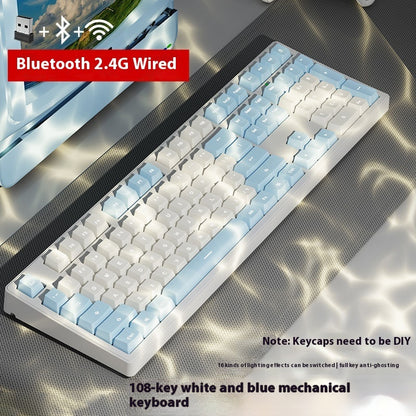 Office Game Wireless Bluetooth Three-model Mechanical Keyboard