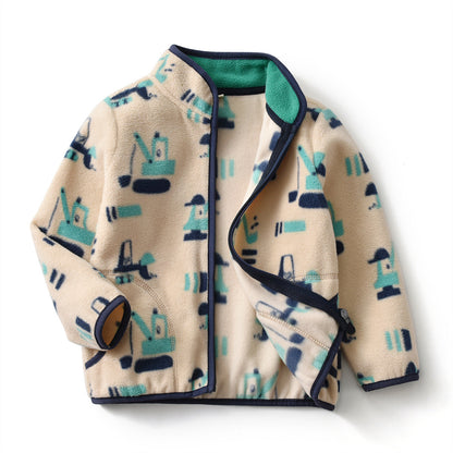 Children's Car Dinosaur Print Jacket