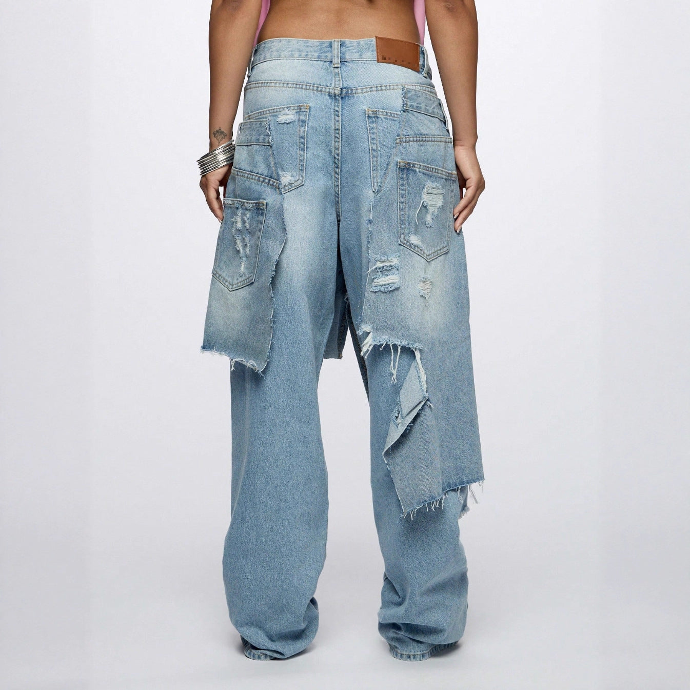 Loose Hip Hop Ripped Beggar High Street Jeans