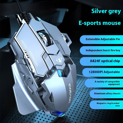 Prewalker G5 E-sports Games Wired Mechanical Mouse