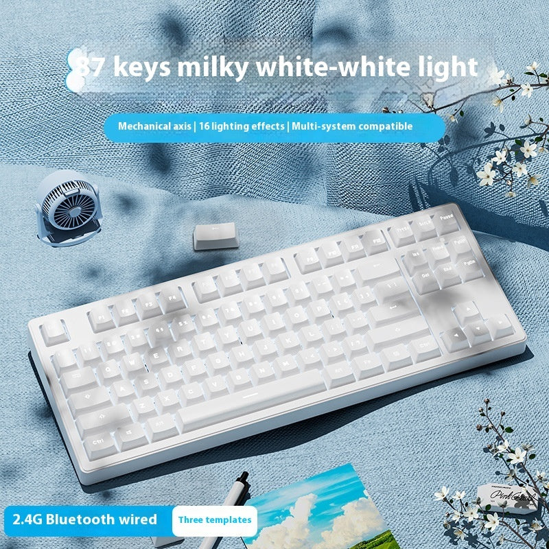 Office Game Wireless Bluetooth Three-model Mechanical Keyboard