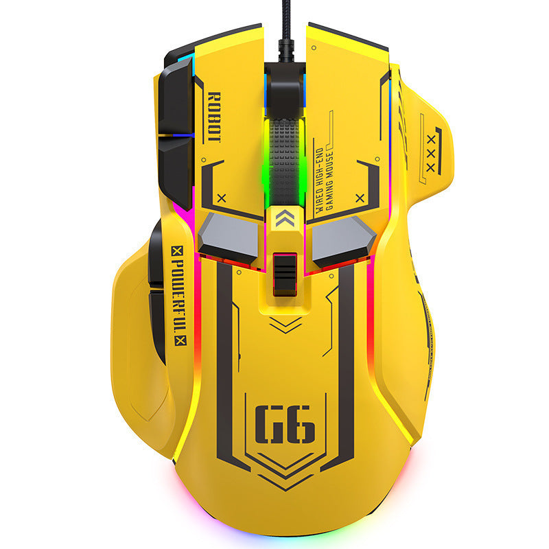 Fashion Colorful Luminous E-sports Mouse