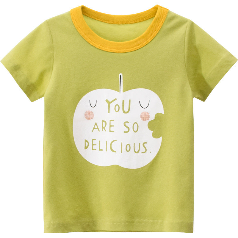 Summer New Children's Short-sleeved T-shirt