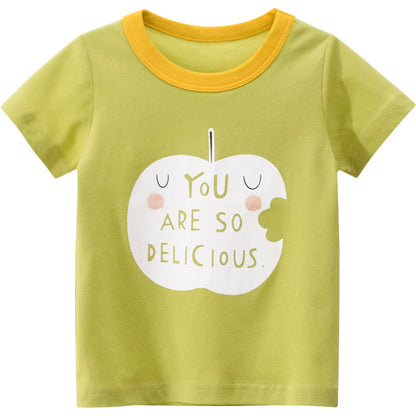 Summer New Children's Short-sleeved T-shirt