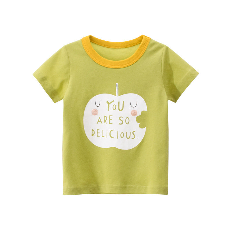 Summer New Children's Short-sleeved T-shirt