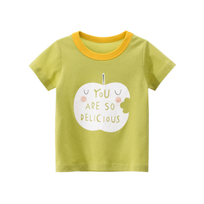 Summer New Children's Short-sleeved T-shirt