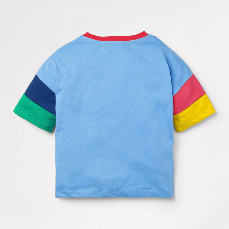 Summer New Girl Cartoon Short Sleeve