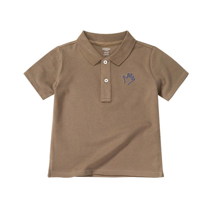 Comfortable And Breathable Top With Solid Color Lapel