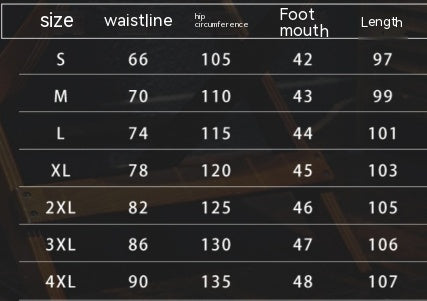 Fleece-lined Thickened Zipper Pocket Straight Sports Pants Men