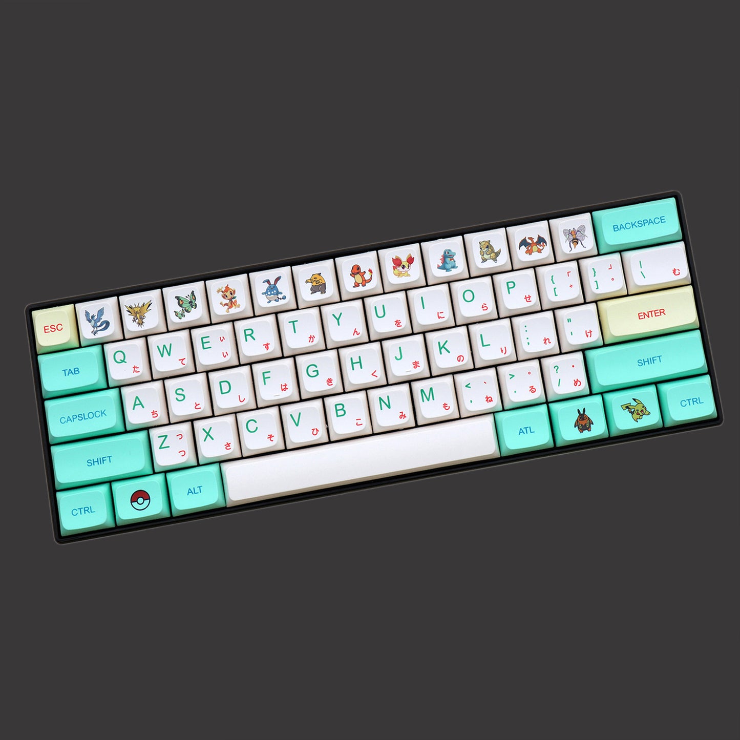 Wizard 162-key mechanical keyboard keycap