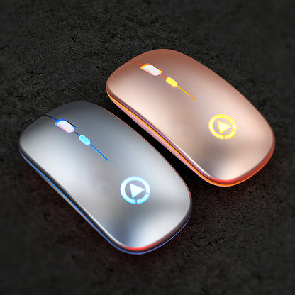 Silent rechargeable wireless mouse