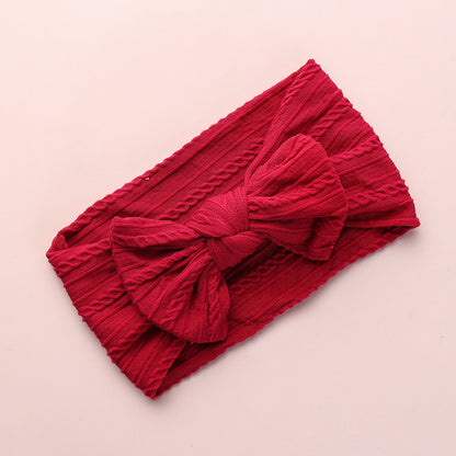 Children's Headwear Baby's Knotted Wide-brimmed Headband