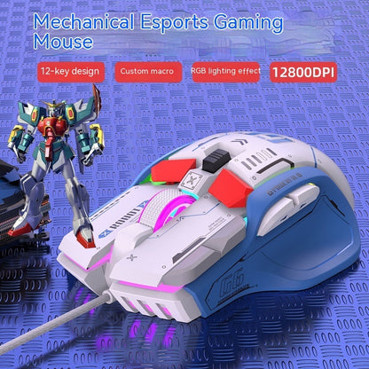 Fashion Colorful Luminous E-sports Mouse