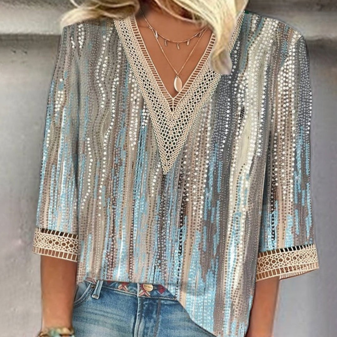 New Women's Dream Print Casual Top