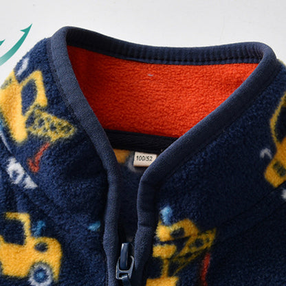 Children's Car Dinosaur Print Jacket