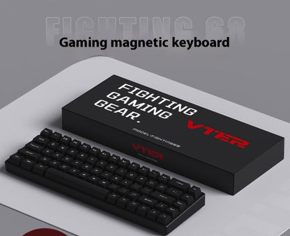 68 Magnetic Axis E-sports Keyboard Low Latency Full Key Hot Plug Mechanical Keyboard