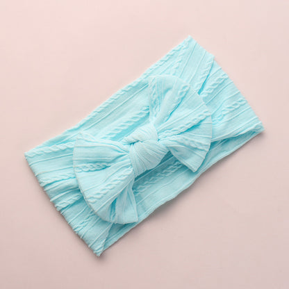 Children's Headwear Baby's Knotted Wide-brimmed Headband