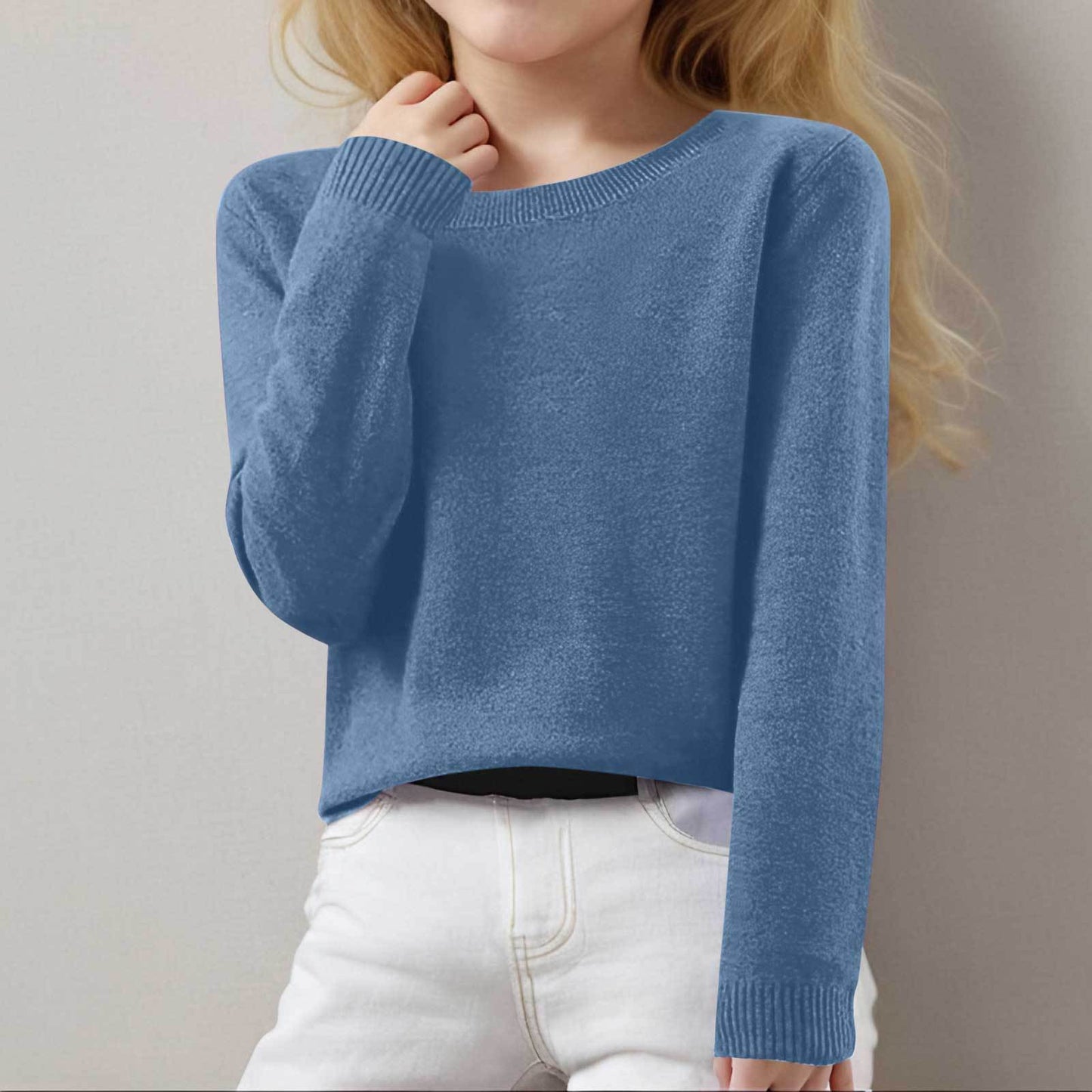 Round Neck Same Style Sweater Autumn And Winter