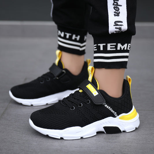 Boy's Shoes Sports Leather Soft Bottom