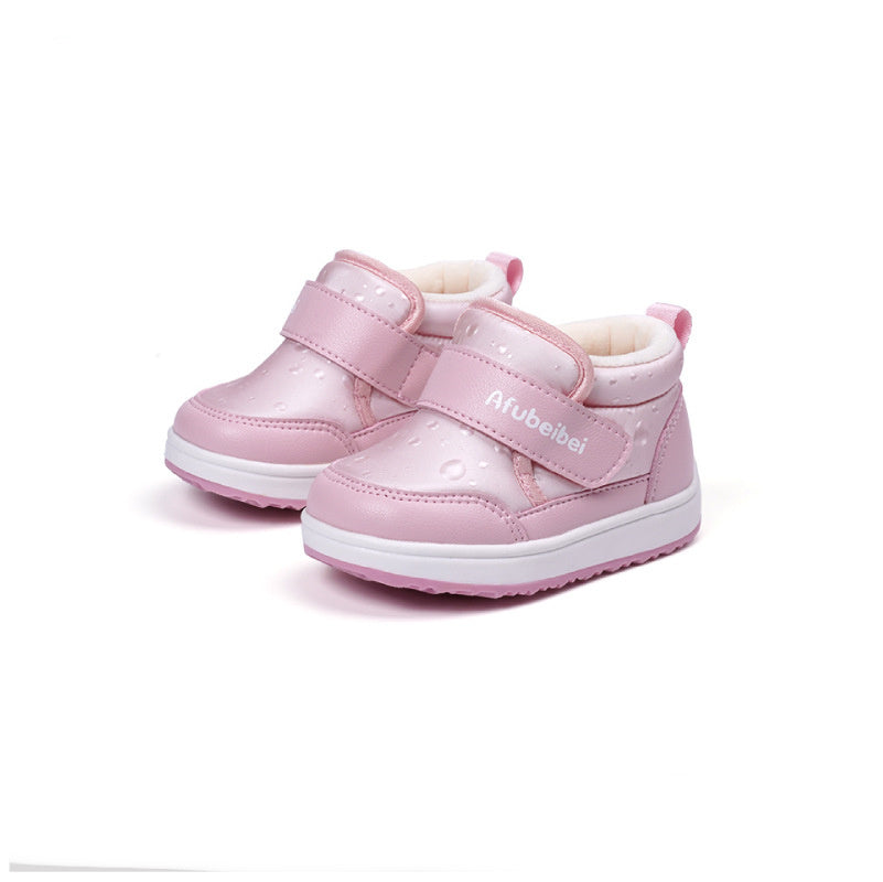 Children's Warm Cotton Shoes In Winter