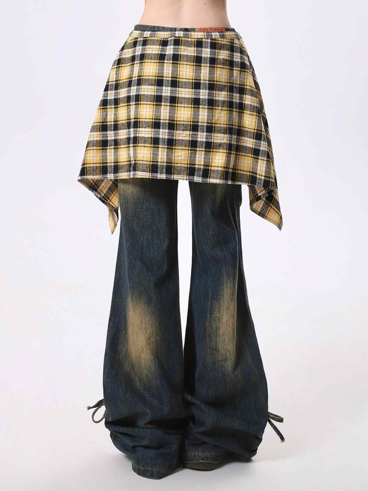 Jeans Women's Skirt Swing Outside Casual Bootcut Pants