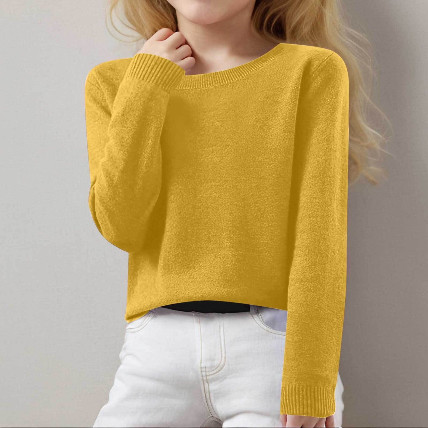 Round Neck Same Style Sweater Autumn And Winter