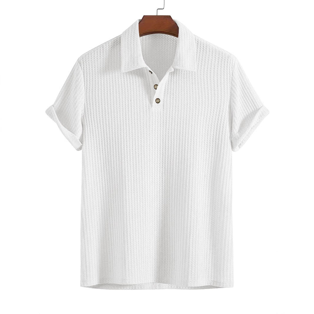 Men's Casual Loose Short Sleeves Simple