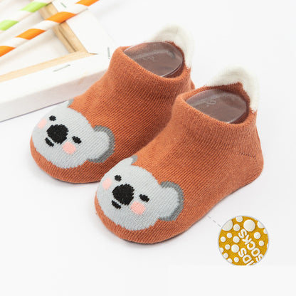 Cartoon Low-cut Baby Child Baby Non-slip Floor Boat Socks