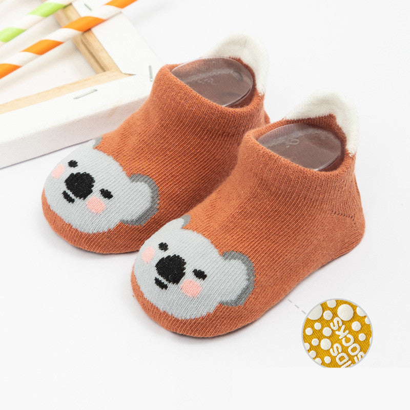 Cartoon Low-cut Baby Child Baby Non-slip Floor Boat Socks