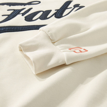 Letter Embroidery Fashion All-match Blouse Men