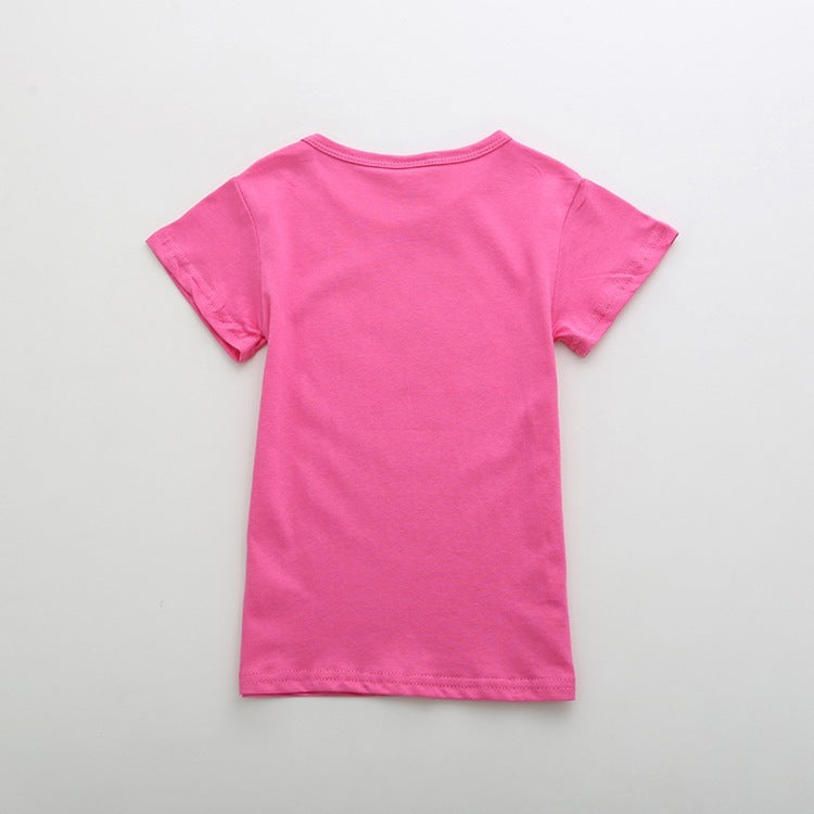 Polka dot short sleeve t-shirt