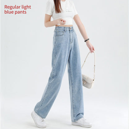 Summer Thin High Waisted Plus Size Wide Leg Pants