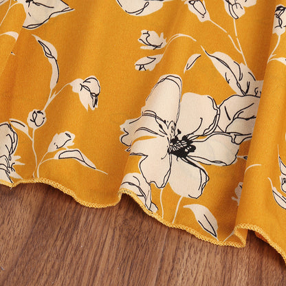 Medium And Large Children's Skirt Vintage Long Sleeve