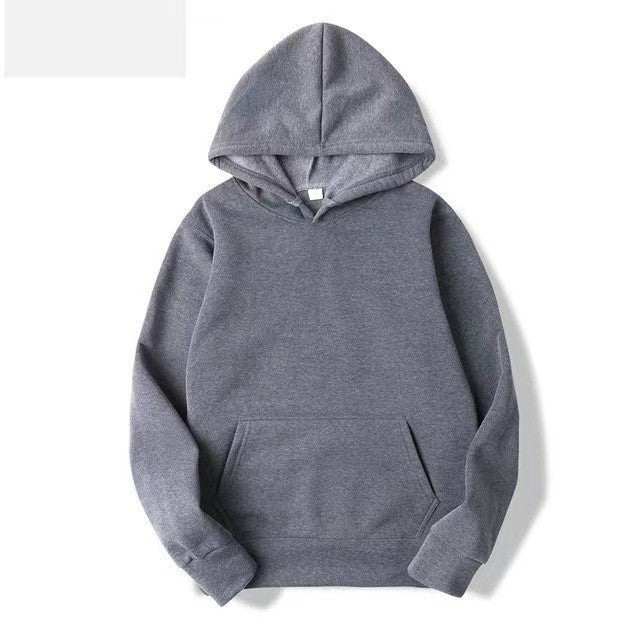 Solid Color Hooded Sweater For Men And Women