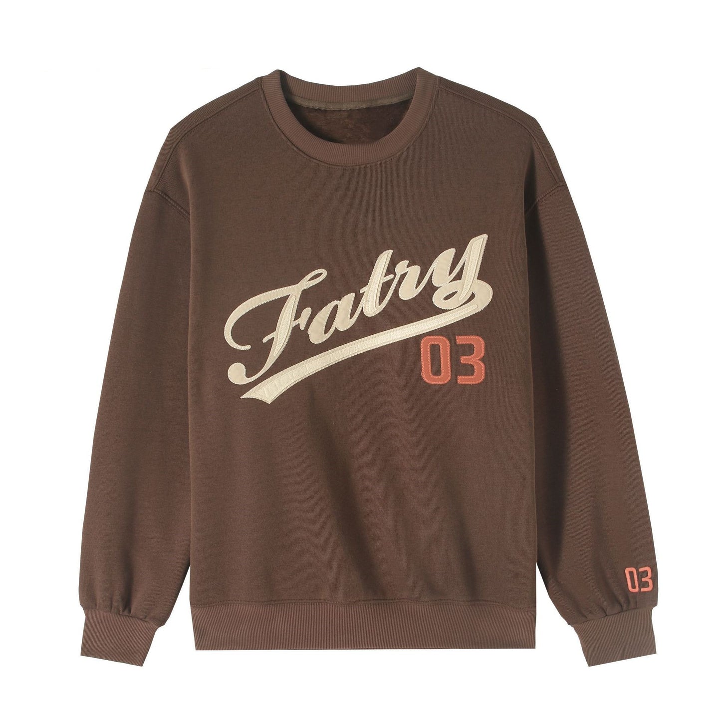 Letter Embroidery Fashion All-match Blouse Men