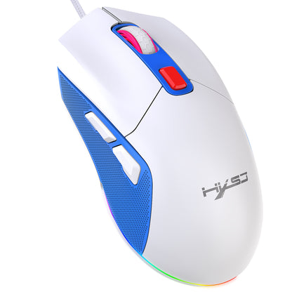 Hollow Out Wired E-sports MOUSE RGB Luminous Lightweight Gaming MOUSE
