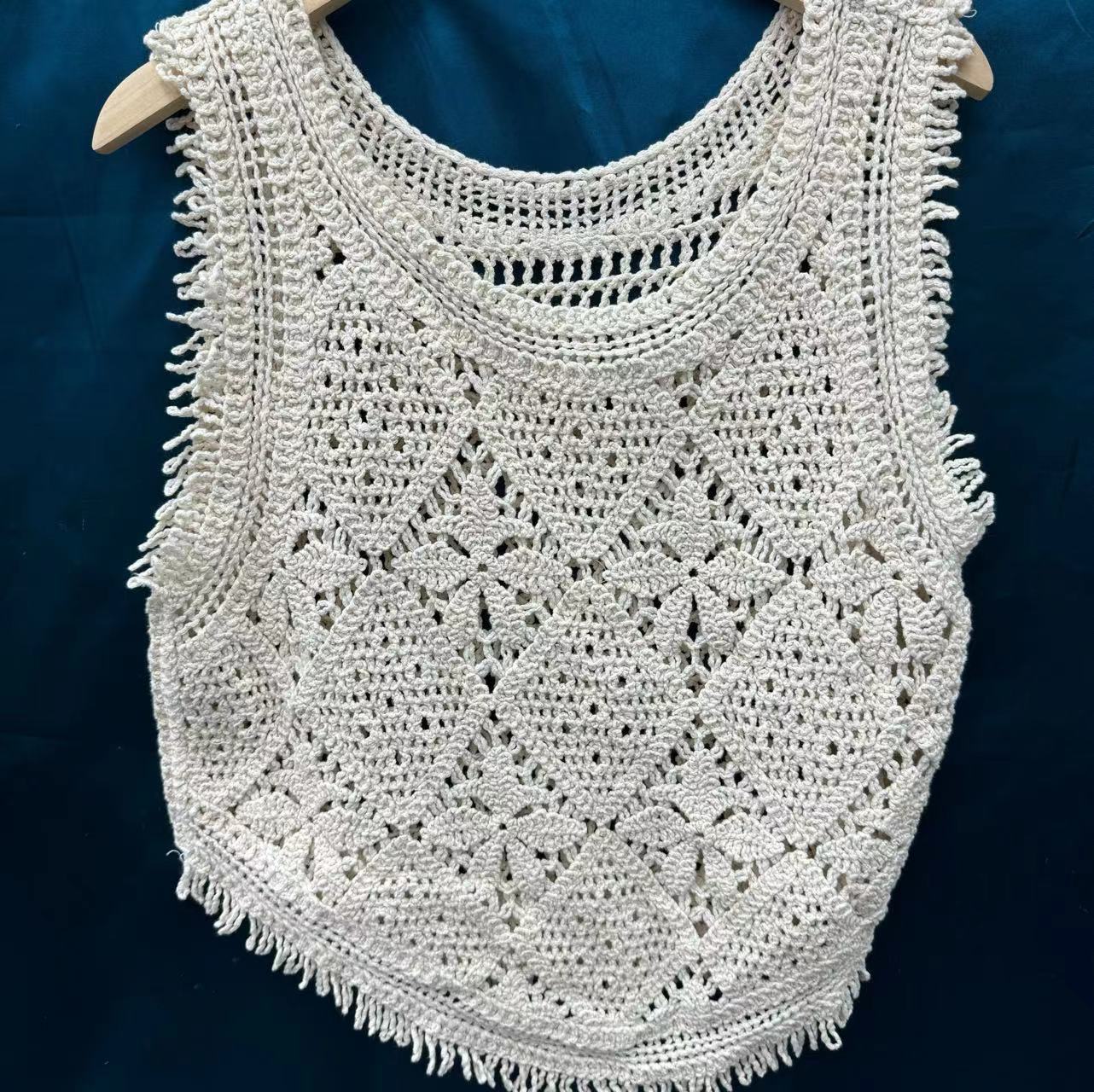 Women's Weaving Hollow Vest Top