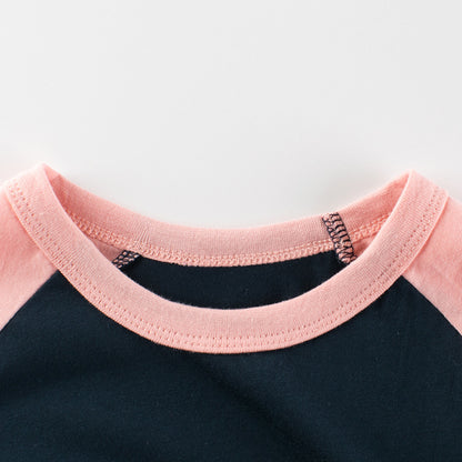 Children's Clothing Girls' Letter Short-sleeved T-shirt