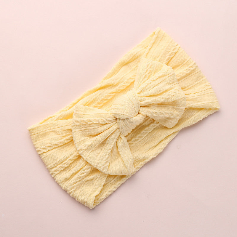 Children's Headwear Baby's Knotted Wide-brimmed Headband