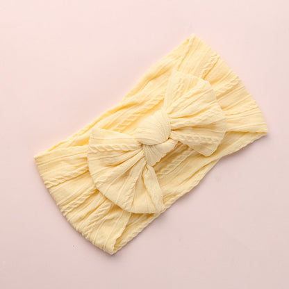 Children's Headwear Baby's Knotted Wide-brimmed Headband