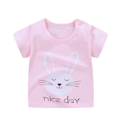 cotton children t-shirt short sleeve