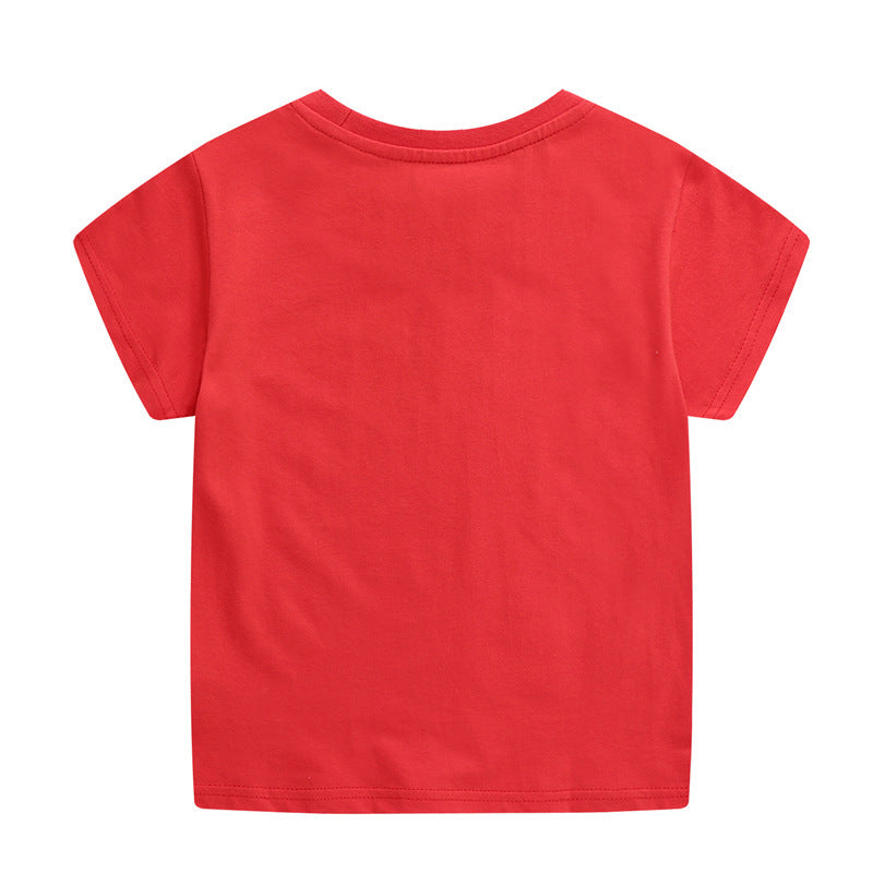 Baby Short Sleeve Embroidered T-shirt