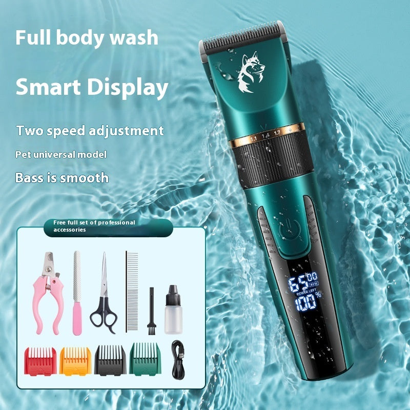 High Power Trimmer Animal Hair Care Hair Repair Waterproof Pet Shaver